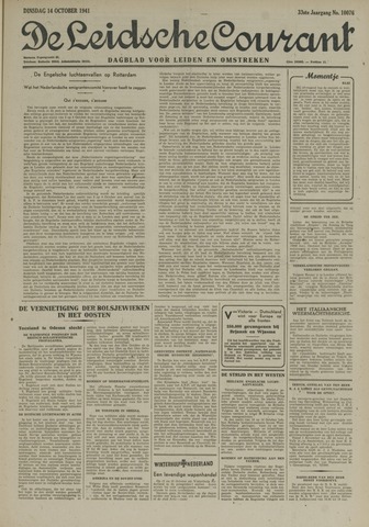 Leidsche Courant 1941-10-14