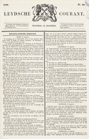 Leydse Courant 1846-08-17