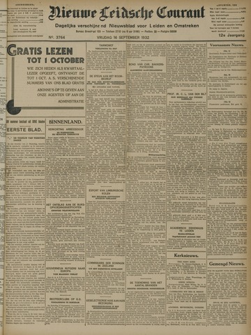 Nieuwe Leidsche Courant 1932-09-16