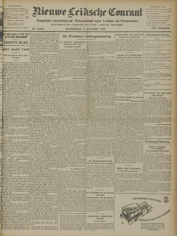 Nieuwe Leidsche Courant 1932-10-06
