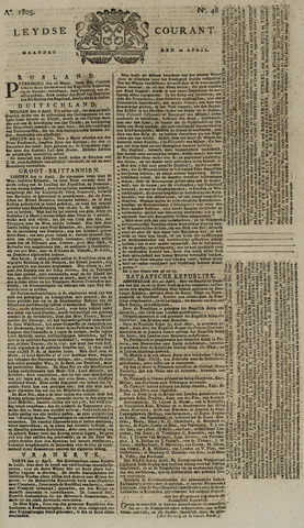 Leydse Courant 1805-04-22