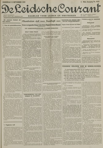 Leidsche Courant 1939-09-13