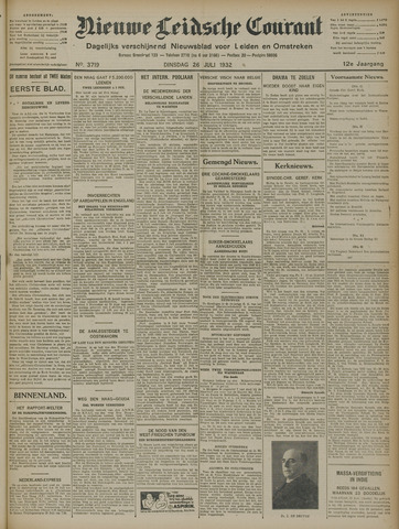 Nieuwe Leidsche Courant 1932-07-26