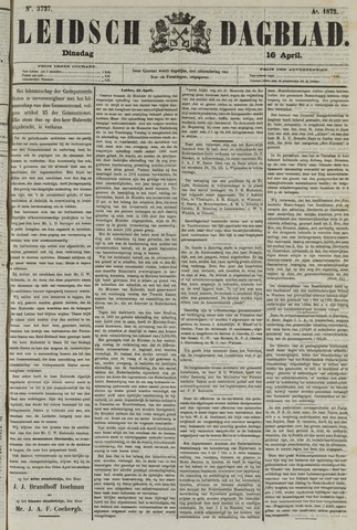 Leidsch Dagblad 1872-04-16