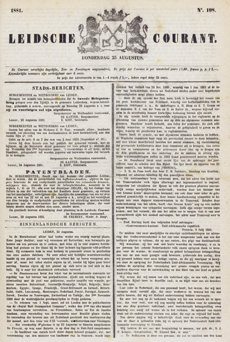 Leydse Courant 1881-08-25