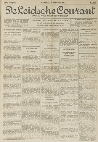 Leidsche Courant 1931-01-26