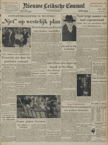 Nieuwe Leidsche Courant 1957-08-28