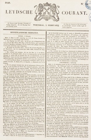 Leydse Courant 1848-02-02