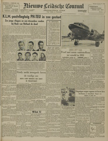 Nieuwe Leidsche Courant 1950-02-02