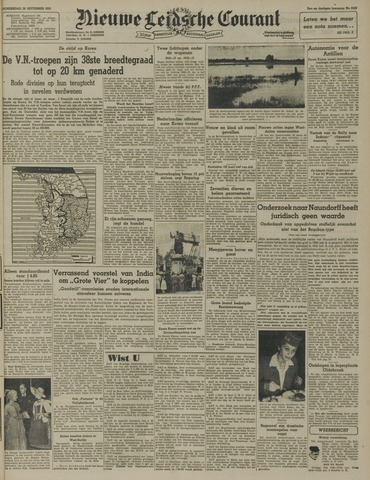 Nieuwe Leidsche Courant 1950-09-28
