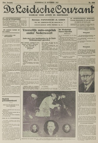 Leidsche Courant 1937-11-25