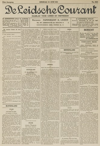 Leidsche Courant 1931-06-16