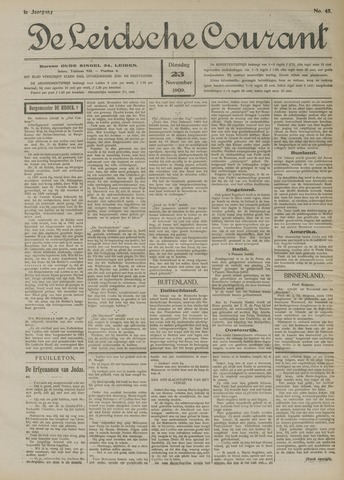 Leidsche Courant 1909-11-23