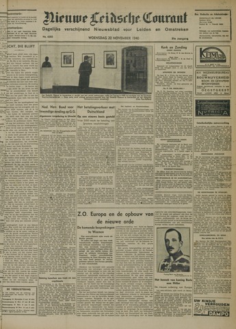 Nieuwe Leidsche Courant 1940-11-20