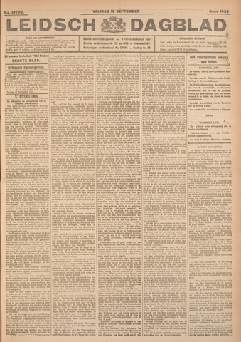 Leidsch Dagblad 1924-09-19