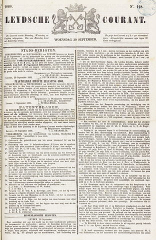 Leydse Courant 1868-09-30
