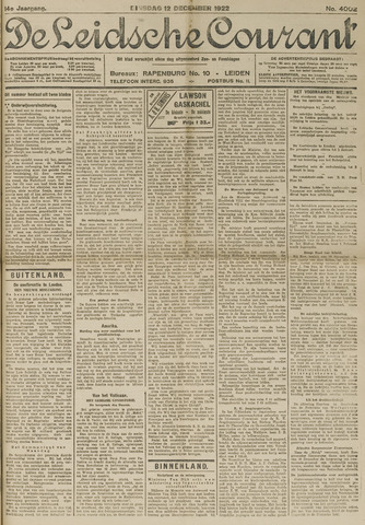 Leidsche Courant 1922-12-12