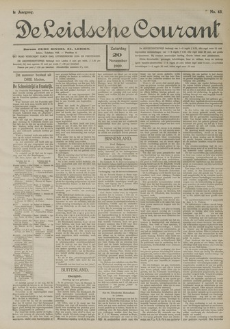 Leidsche Courant 1909-11-20