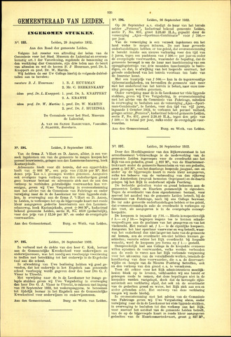 Handelingen van de Raad 1932-08-29