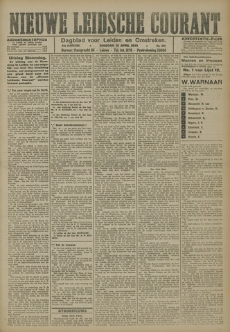 Nieuwe Leidsche Courant 1923-04-10
