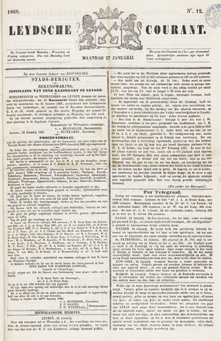 Leydse Courant 1868-01-27