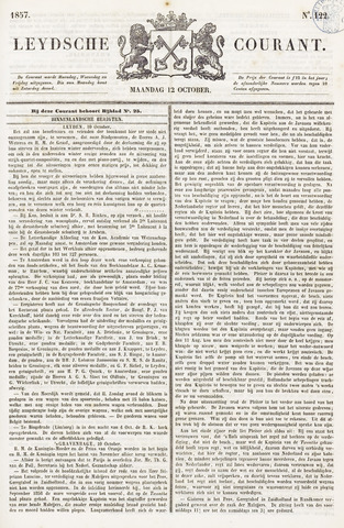 Leydse Courant 1857-10-12