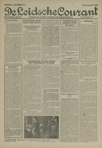 Leidsche Courant 1942-11-11