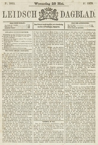 Leidsch Dagblad 1879-05-28