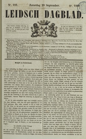 Leidsch Dagblad 1860-09-29