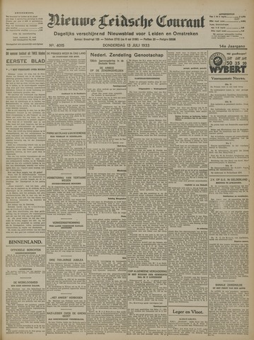 Nieuwe Leidsche Courant 1933-07-13