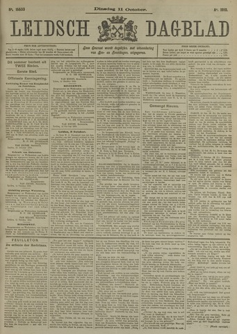 Leidsch Dagblad 1910-10-11