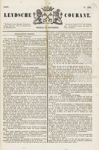 Leydse Courant 1863-11-27