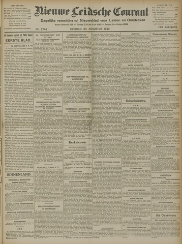 Nieuwe Leidsche Courant 1932-08-23