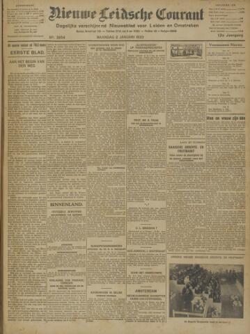 Nieuwe Leidsche Courant 1933