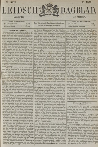 Leidsch Dagblad 1877-02-22