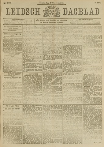 Leidsch Dagblad 1903-12-07