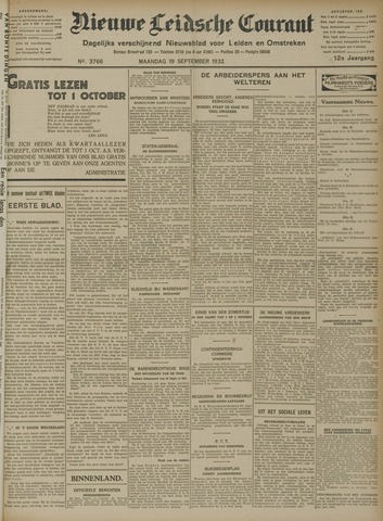 Nieuwe Leidsche Courant 1932-09-19