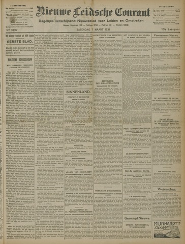 Nieuwe Leidsche Courant 1931-03-07