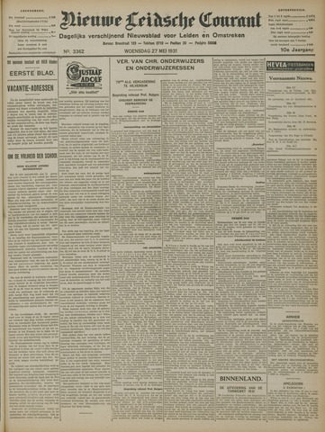 Nieuwe Leidsche Courant 1931-05-27