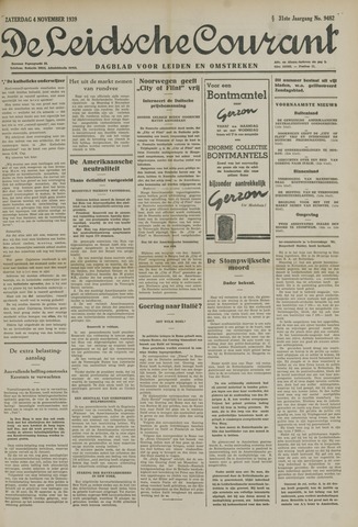Leidsche Courant 1939-11-04