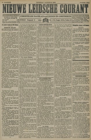 Nieuwe Leidsche Courant 1925-08-01
