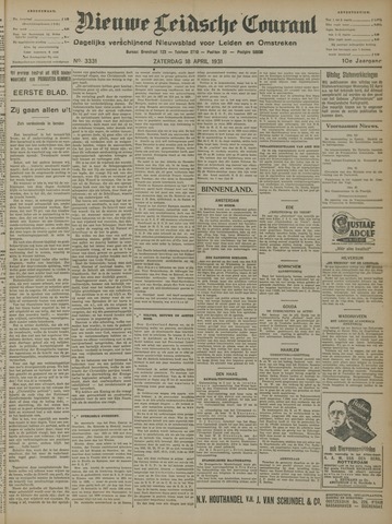 Nieuwe Leidsche Courant 1931-04-18