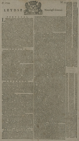 Leydse Courant 1744-01-27