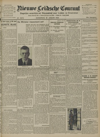 Nieuwe Leidsche Courant 1934-01-18