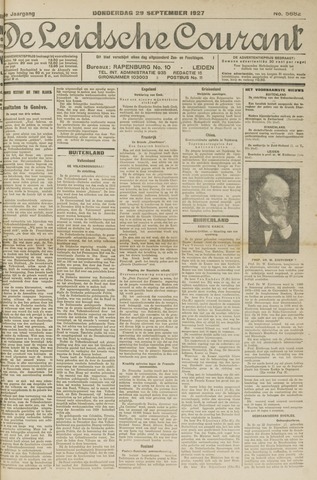 Leidsche Courant 1927-09-29