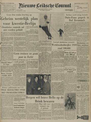 Nieuwe Leidsche Courant 1958-11-26