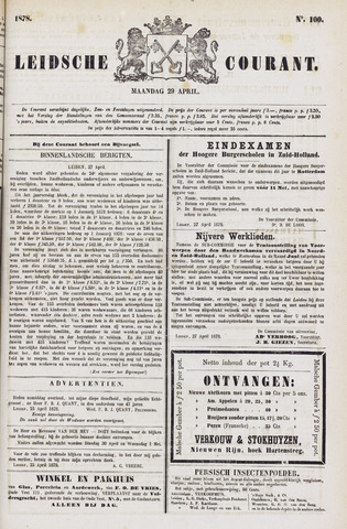 Leydse Courant 1878-04-29