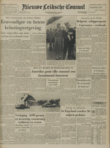 Nieuwe Leidsche Courant 1958-12-04