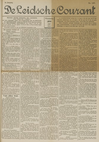 Leidsche Courant 1914-07-29
