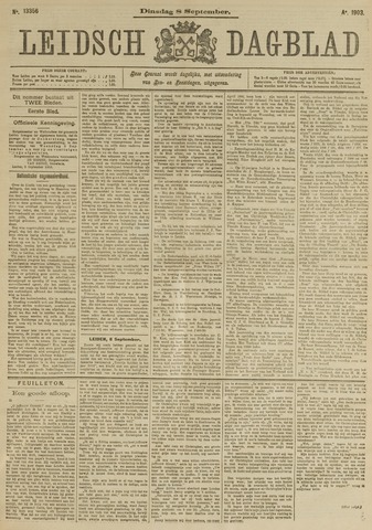 Leidsch Dagblad 1903-09-08